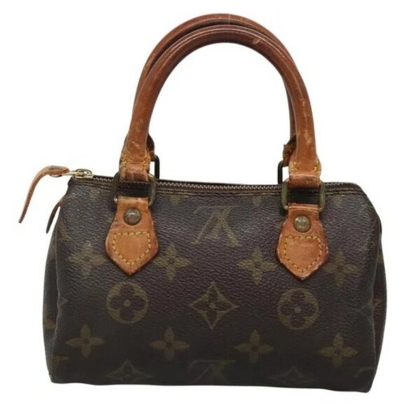 LOUIS VUITTON Monogram Mini Speedy Hand Bag M41534 LV Auth 137068 - Picture 1 of 16